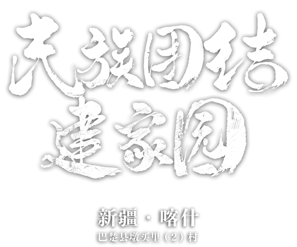 新疆维吾尔自治区喀什地区巴楚县阿纳库勒乡墩买里（2）村 民族团结建家园