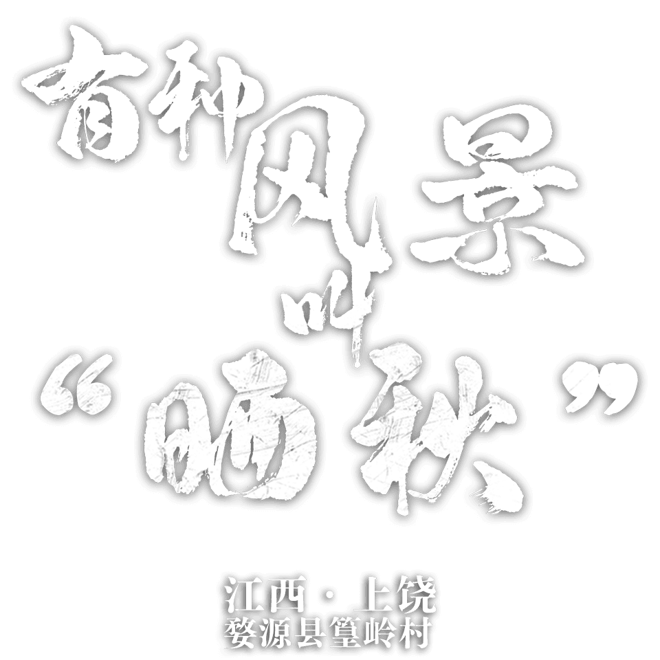 江西省上饶市婺源县江湾镇篁岭村 有种风景叫“晒秋”