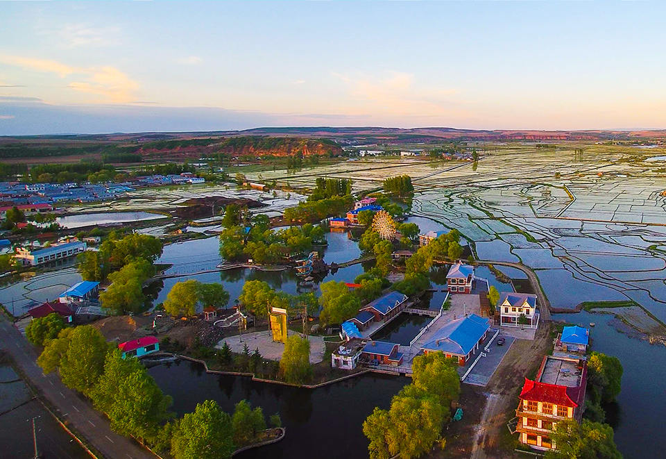 2023年，俯瞰响水•国际稻米公园。